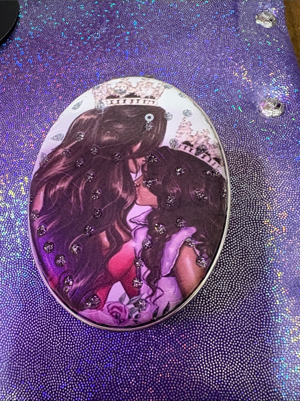 NIP Queen Mother and Princess Daughter Compact Mirror